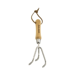 KENT & STOWE STAINLESS STEEL HAND 3 PRONGED CULTIVATOR