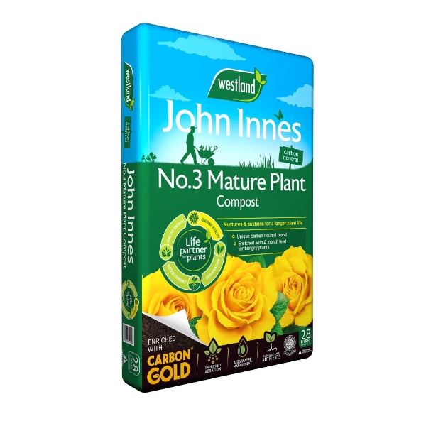 JOHN INNES NO.3 MATURE PLANT COMPOST 28L
