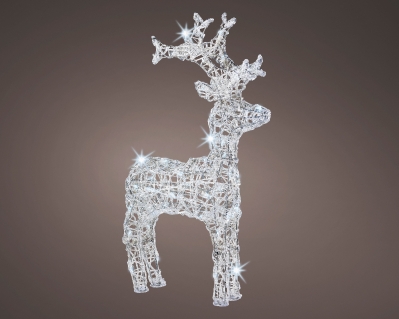 LED ACRYLIC DEER COOL WHITE OUTDOOR