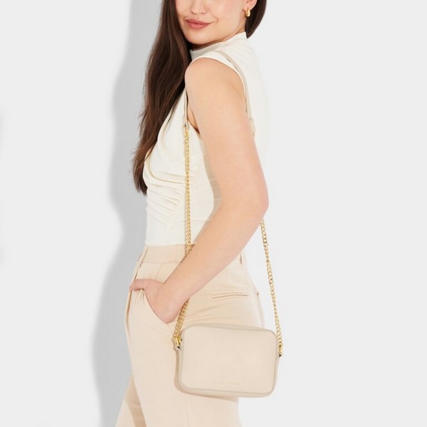 KATIE LOXTON Millie Mini Crossbody eggshell