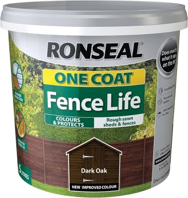 RONSEAL ONE COAT FENCE LIFE DARK OAK 5L