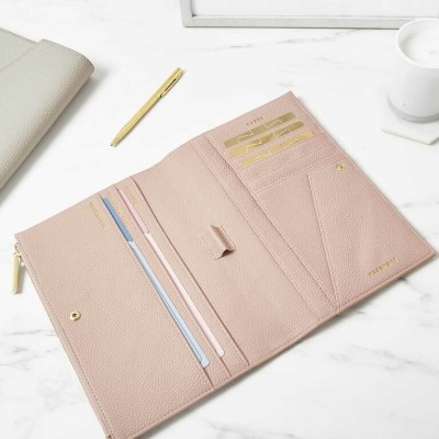 KATIE LOXTON TRAVEL DOCUMENT HOLDER PALE PINK