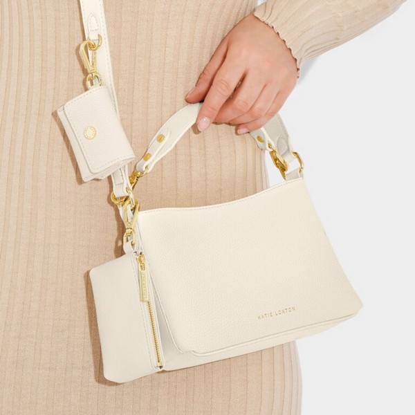 KATIE LOXTON Evie Crossbody Bag eggshell buy online or call 0191 384 7553