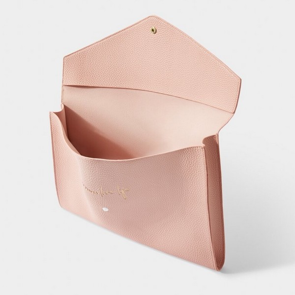 KATIE LOXTON LAPTOP CASE SHINE BRIGHT LOVE LIFE PINK