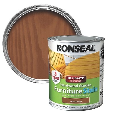 RONSEAL HARDWOOD FURNITURE STAIN 750ML ENGLISH OAK