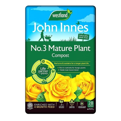 WESTLAND JOHN INNES NO.3 MATURE PLANT COMPOST 28L