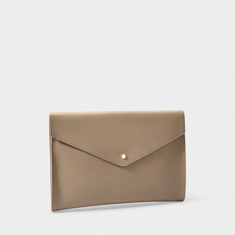 KATIE LOXTON LAPTOP CASE BE BRILLIANT MAKE IT HAPPEN TAUPE buy
