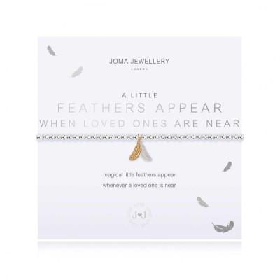 JOMA A LITTLE FEATHERS APPEAR WHEN LOVED ONES ARE NEAR BRACELET