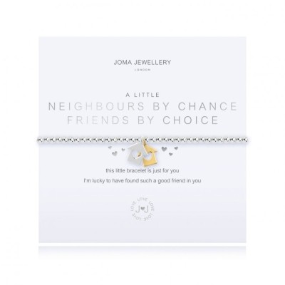 JOMA A LITTLE NEIGHBOURS BY CHANCE FRIENDS BY CHOICE BRACELET