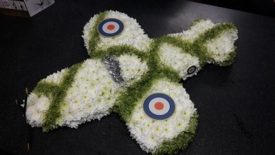 Bespoke Funeral Spitfire Plane