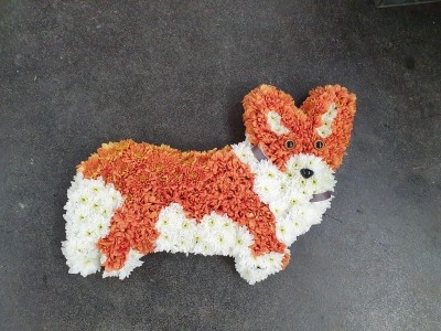 Bespoke Funeral Tribute (Corgi Dog)