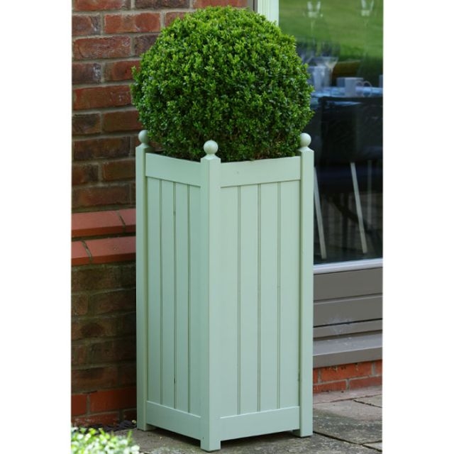 CLASSIC TALL WOODEN PLANTER