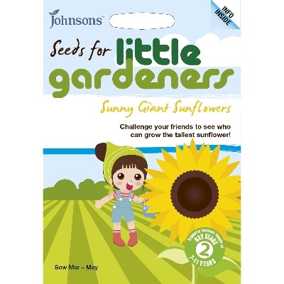 JOHNSONS LITTLE GARDENERS SEEDS SUNNY GIANT SUNFLOWERS