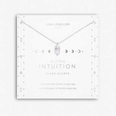 JOMA A LITTLE INTUITION CLEAR QUARTZ NECKLACE