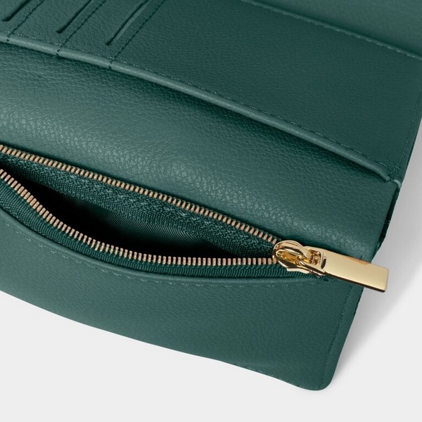 Katie Loxton Signature Purse Emerald Green