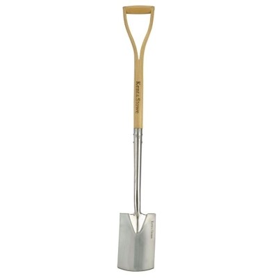 KENT & STOWE STAINLESS STEEL BORDER SPADE