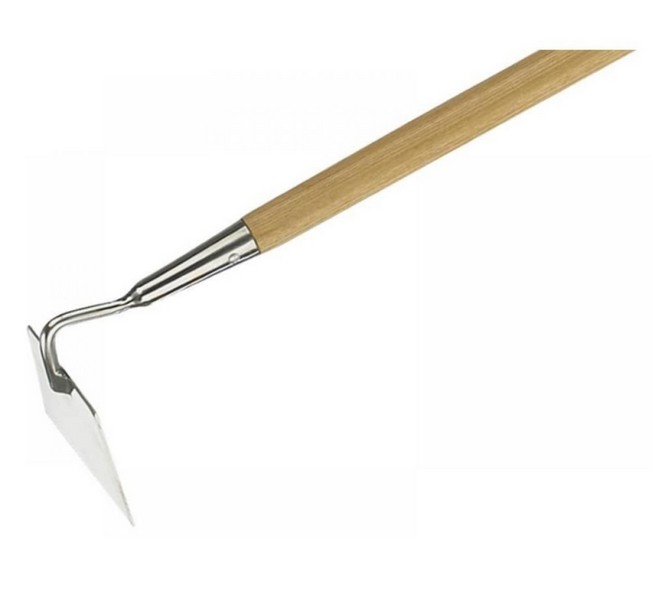 KENT & STOWE STAINLESS STEEL LONG HANDLED DRAW HOE