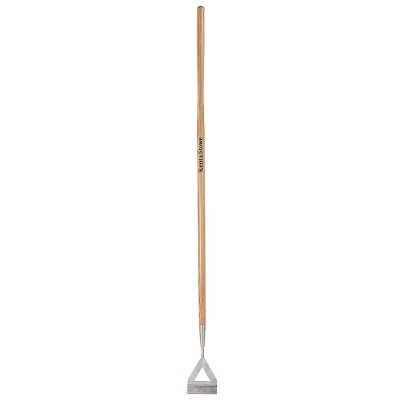 KENT & STOWE STAINLESS STEEL LONG HANDLED DUTCH HOE