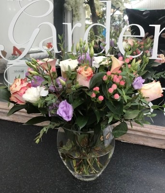 Pastel Vase Arrangement