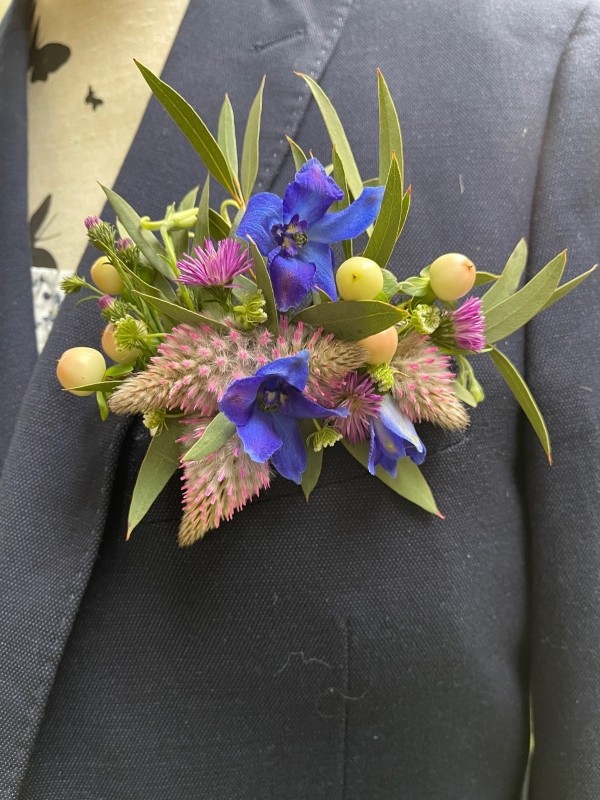 Pocket Square Boutonniere