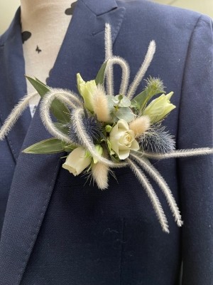 Pocket Square Boutonniere