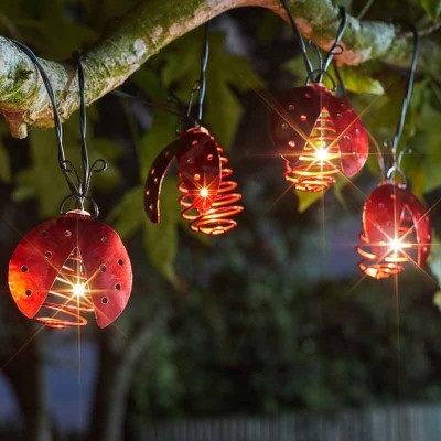 SMART SOLAR 10 LADYBIRD STRING LIGHTS