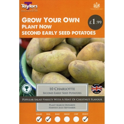 TAYLORS GEMSON X10 SECOND EARLY SEED POTATOES