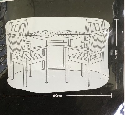 TOM CHAMBERS PRESTIGE CIRCULAR PATIO SET 4 SEATS