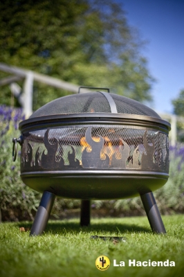 WILDFIRE FIREPIT WITH GRILL 61CM