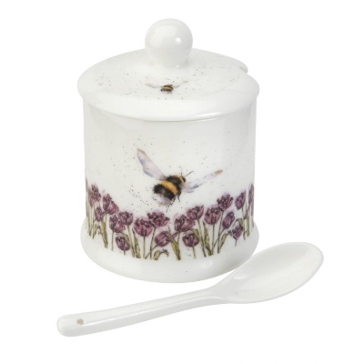 Wrendale Royal Worcester Flight of the Bumblebee' Conserve Pot and Spoon
