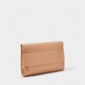 KATIE LOXTON LILA CLUTCH BLUSH TAUPE