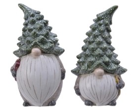 GLITTER GNOME ORNAMENT 18.5CM