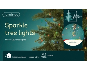 MICRO LED TREE LIGHTS 2.1M MULTI INDOOR OR OUTDOOR