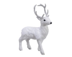 DEER WHITE SLIVER WITH GLITTER FINISH 29.5CM