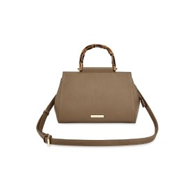 KATIE LOXTON THEA BAMBOO BAG TAUPE