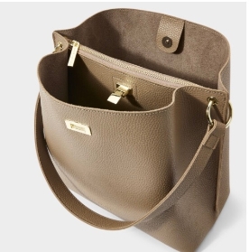 KATIE LOXTON REESE SHOULDER BAG TAUPE
