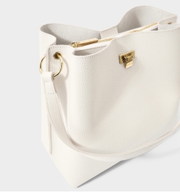 KATIE LOXTON REESE SHOULDER BAG OFF WHITE