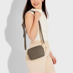KATIE LOXTON Zana Mini Crossbody mink
