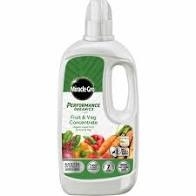 MIRACLE GRO PERFORMANCE ORGANICS ALL PURPOSE CONCENTRATE 1L