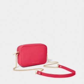 KATIE LOXTON Millie Mini Crossbody fuchsia