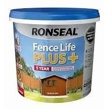 RONSEAL FENCE LIFE PLUS MEDIUM OAK 5L