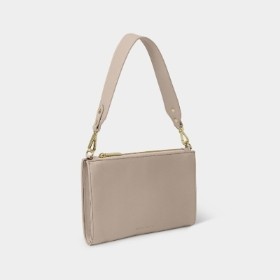 Katie Loxton Reya Small Shoulder Bag Light Taupe