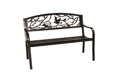 BIRD BACK METAL BENCH