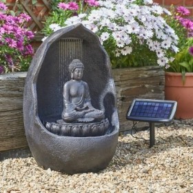 SMART SOLAR BUDDHA HYBRID POWER WATER FEATURE