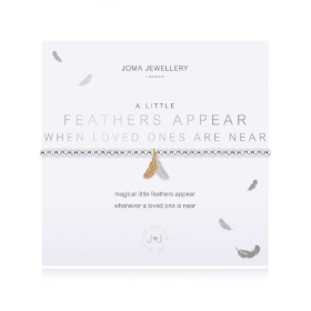 JOMA A LITTLE FEATHERS APPEAR WHEN LOVED ONES ARE NEAR BRACELET