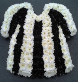 Bespoke Funeral Newcastle Football Shirt