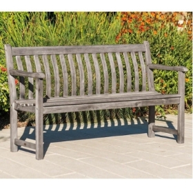GREY PAINTED ACACIA TURNBERRY BENCH