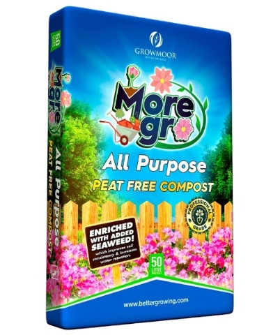 GROWMOOR MOREGRO PEAT FREE COMPOST 50L