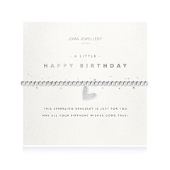 JOMA A LITTLE HAPPY BIRTHDAY FACETED BRACELET