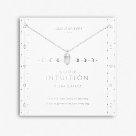 JOMA A LITTLE INTUITION CLEAR QUARTZ NECKLACE